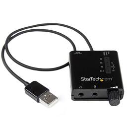 StarTech.com - StarTech USB Stereo Audio Adapter External Sound Card w/SPDIF Digital Audio