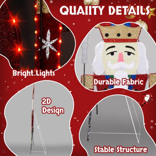 QUALITY DETAILS  
Bright Lights  
Durable Fabric  
2D Design  
Stable Structure