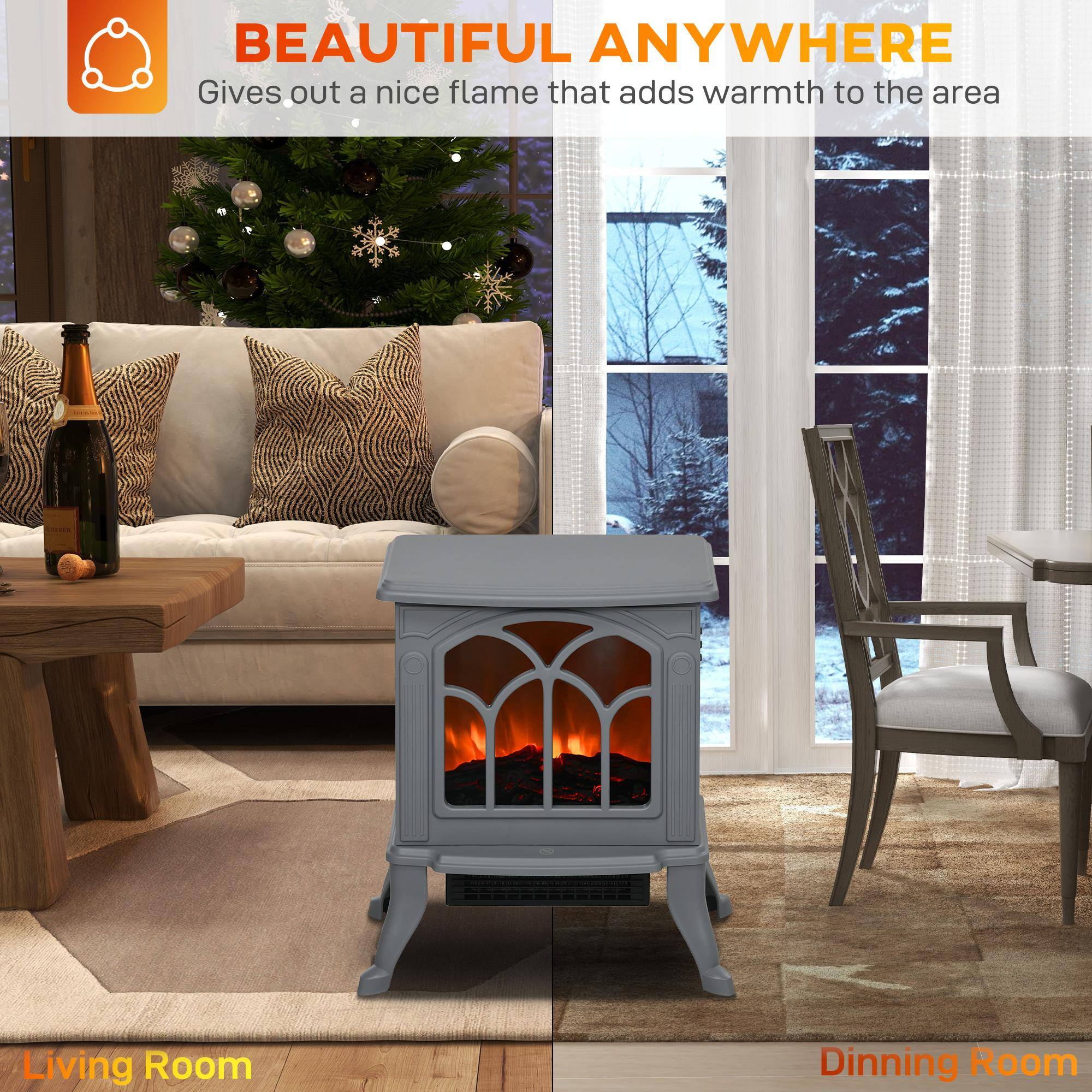 BEAUTIFUL ANYWHERE  
Gives out a nice flame that adds warmth to the area  

Living Room  
Dining Room