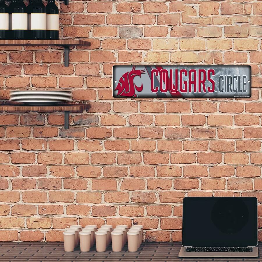 Rico Industries Washington State Cougars 16" Street Sign for garage