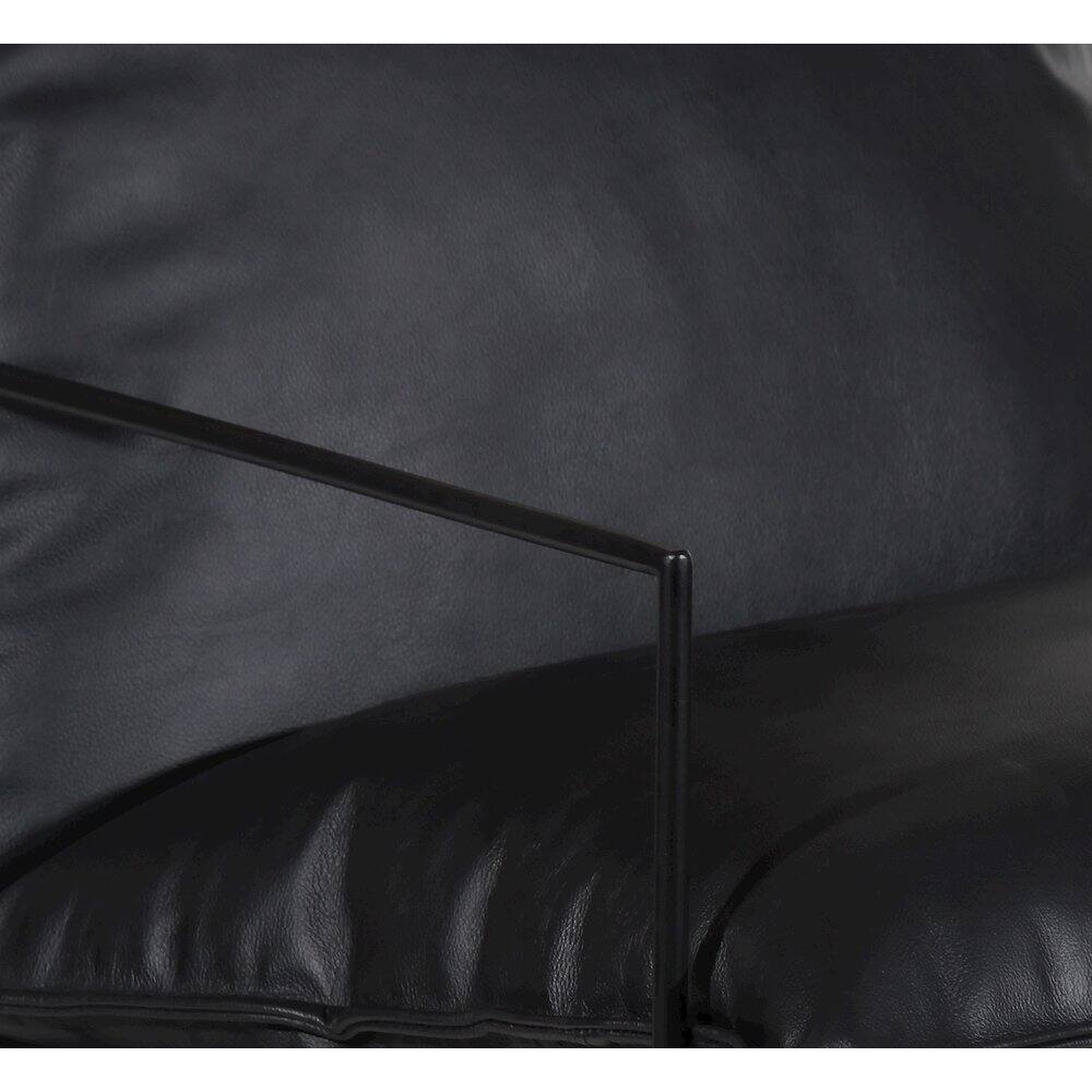 Alt View 4. Porter Designs - Hagen Black Iron Frame Accent Chair - Black.
