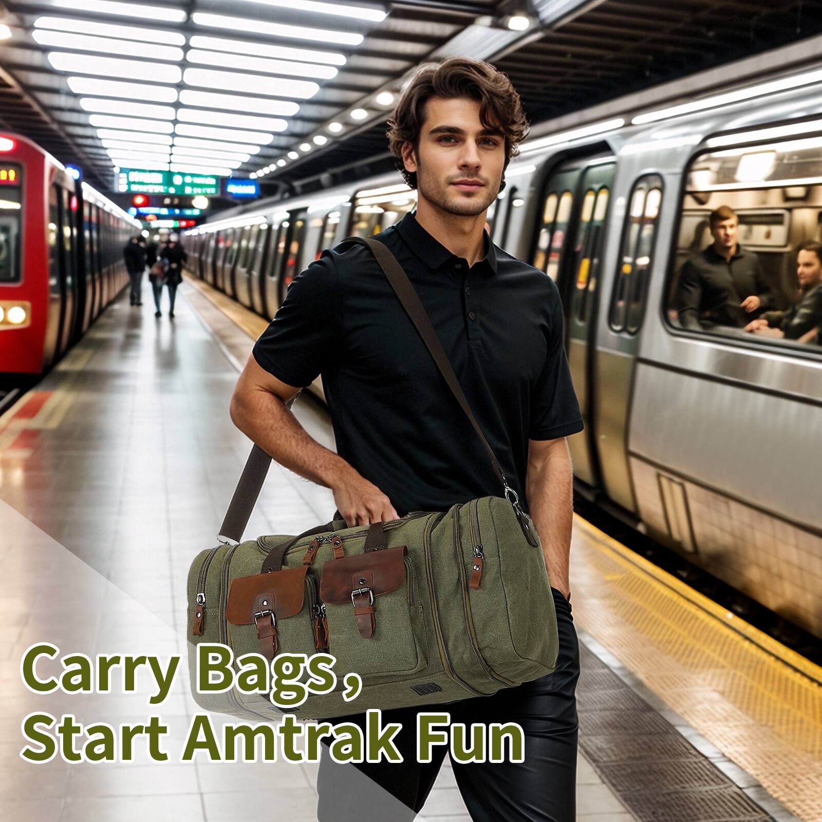 Carry Bags, Start Amtrak Fun