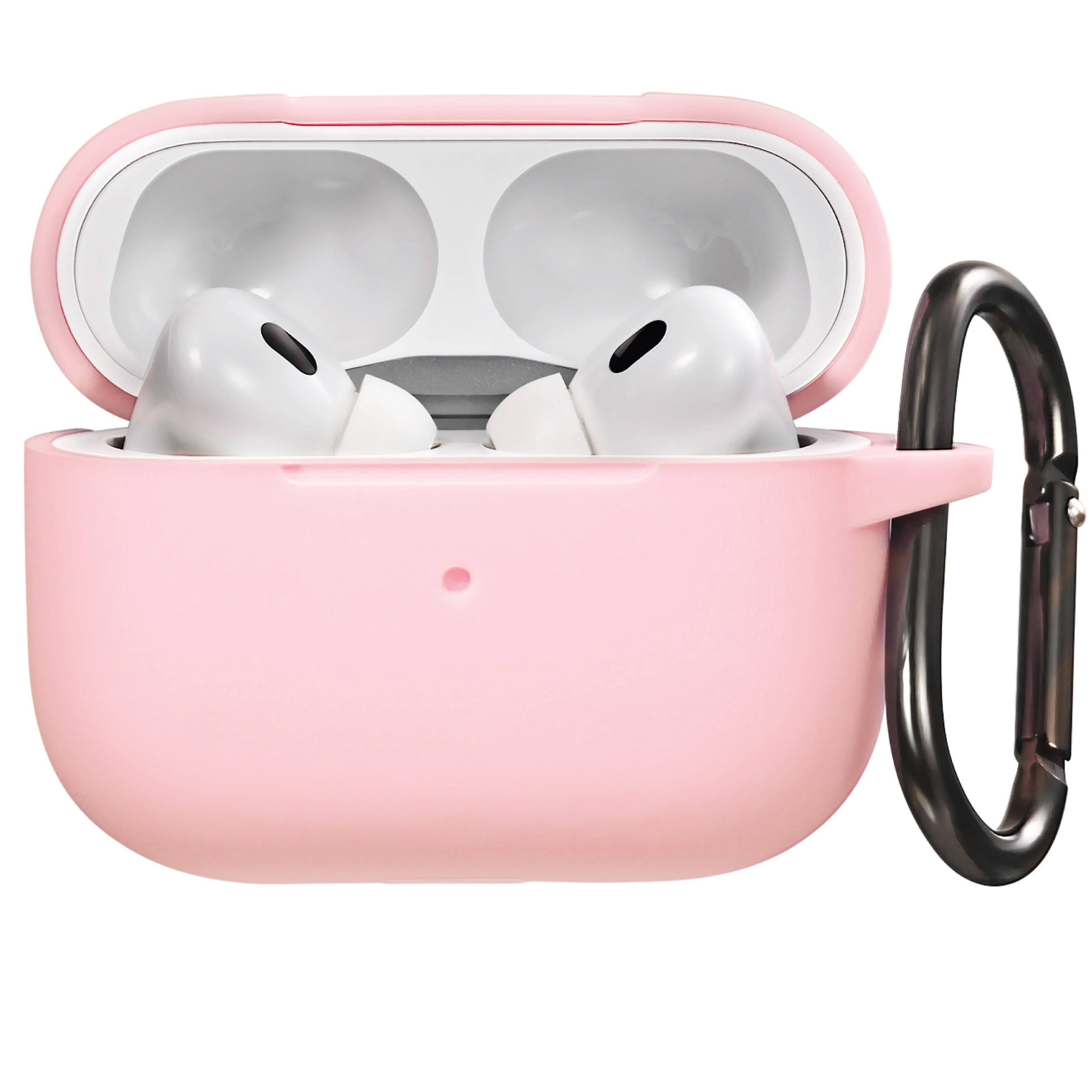 Alt View 1. Vena - For Apple Airpods Pro 2 Case Cover with Magsafe, Silicone Airpods Pro 2 Case 2nd Generation Wireless Charging Pink - Pink.