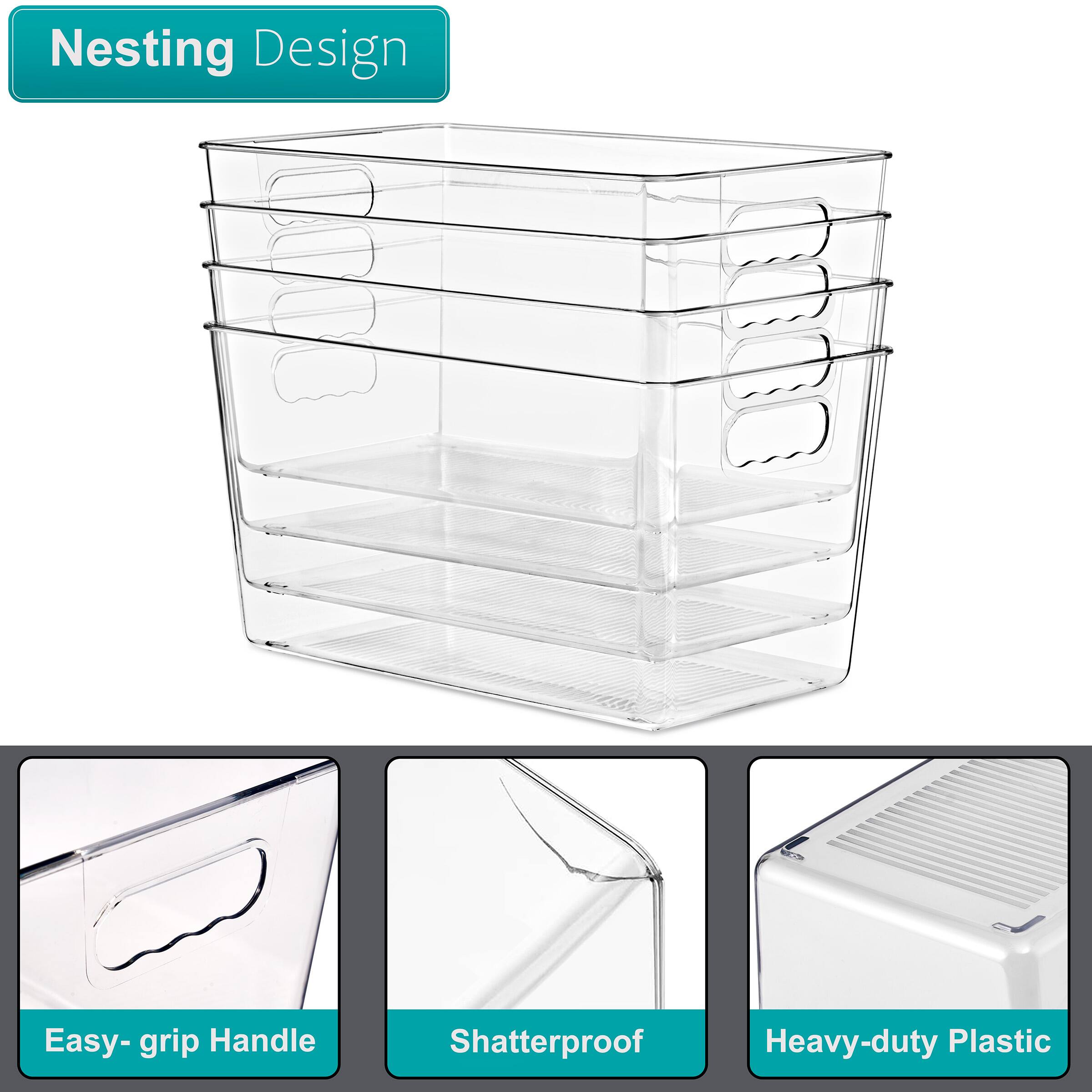 Nesting Design

Easy-grip Handle

Shatterproof

Heavy-duty Plastic