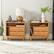 Alt View 11. Walker Edison - Boho Solid Wood Nightstand (set of 2) - Caramel.