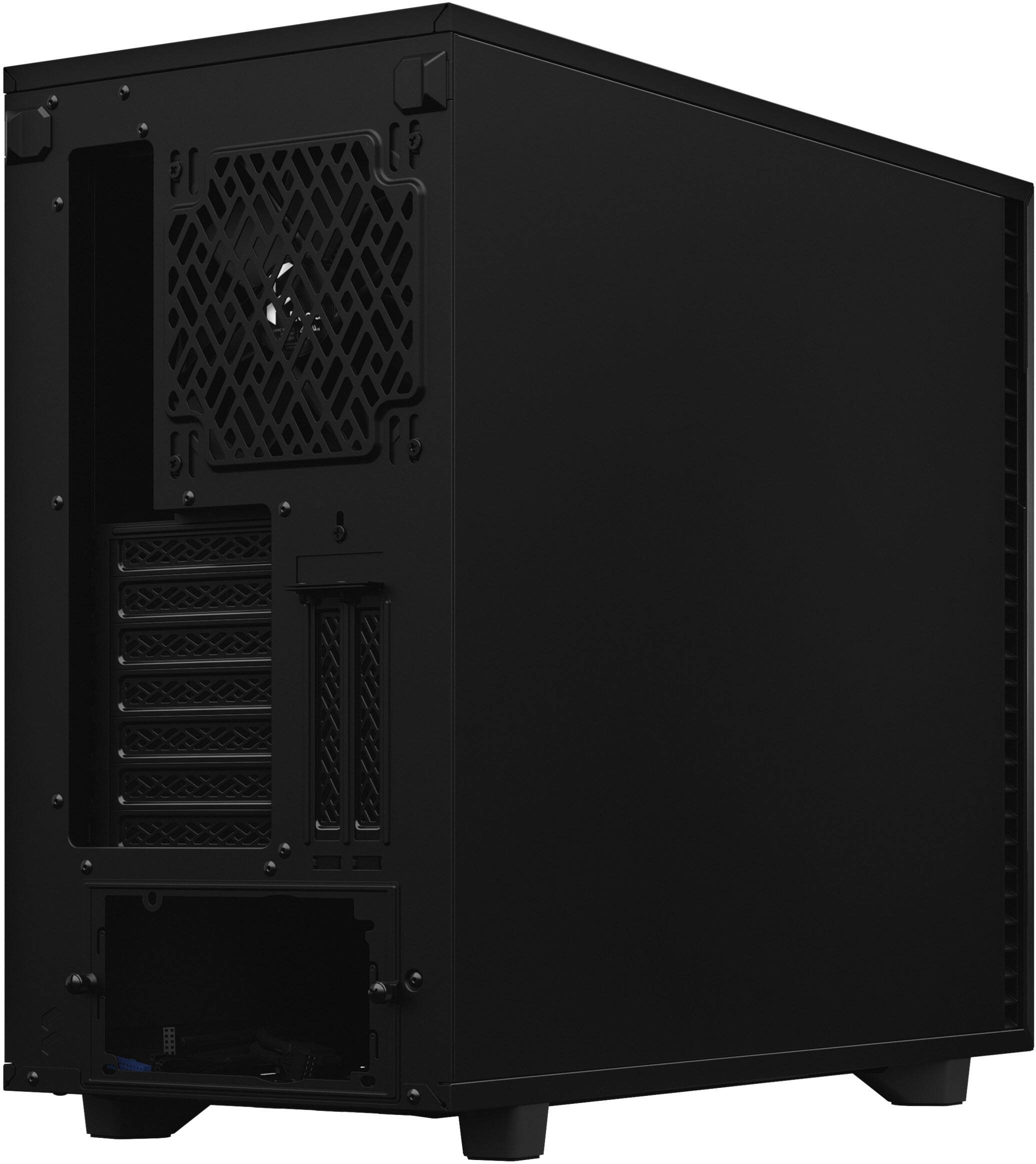 Alt View 10. Fractal Design - Fractal Design Define 7 Black Brushed Aluminum/Steel E-ATX Silent Modular Mid Tower PC Case - Black.