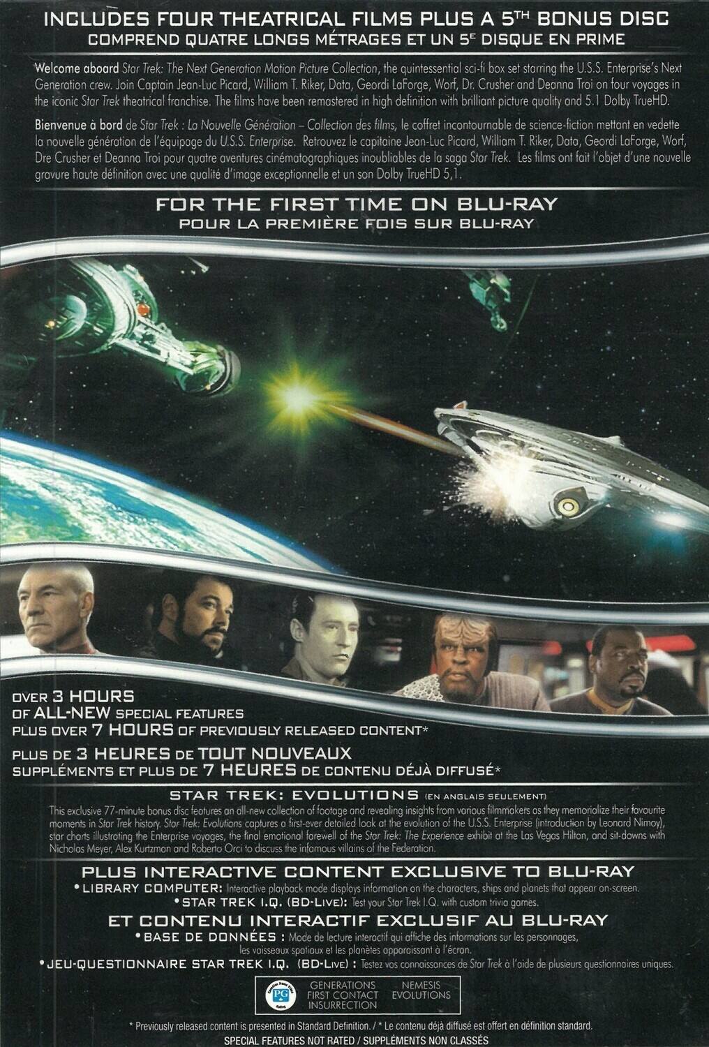 Alt View 1. Star Trek The  Next Generation: Movie Collection   - BLU-RAY.