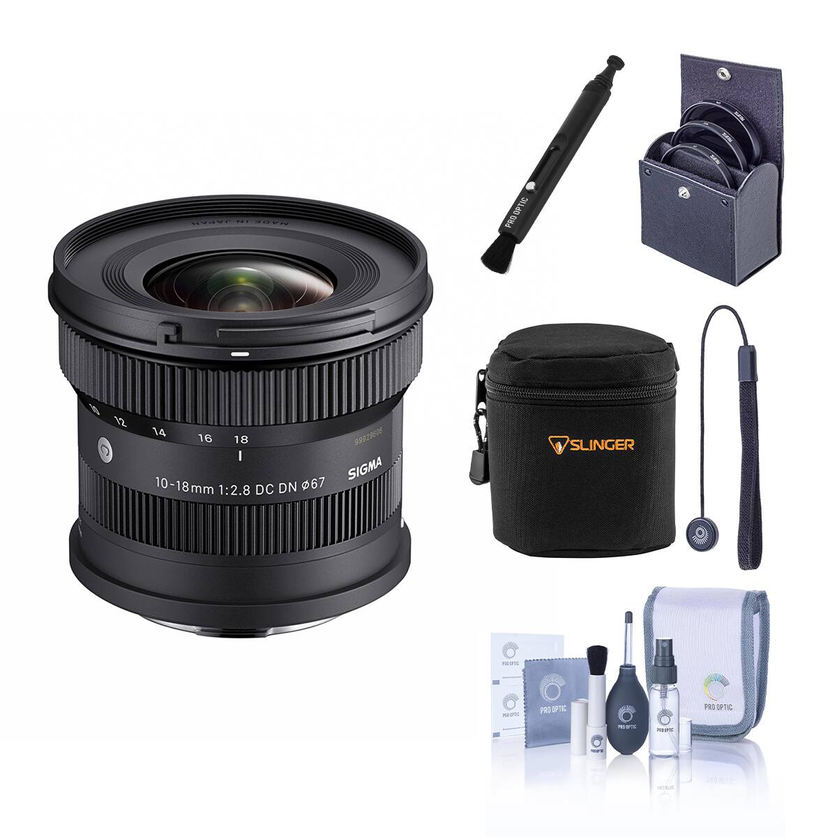 Bundle - Sigma - 10-18mm f/2.8 DC DN Contemporary Lens - Included Value, L Mount