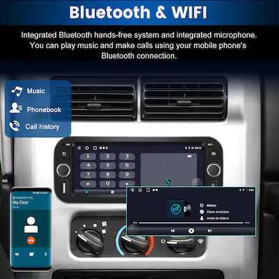 Wireless Carplay & Android Auto Tragbares Car Radio Bluetooth 6.86 Zoll IPS Touchscreen AHD 1080P Wasserdicht Rückfahrkamera GPS Navigation Mirror Link /Siri/FM Display for Apple Car Play Wireless Carplay & Android Auto Tragbares Car Radio Bluetooth 6.86 Zoll IPS Touchscreen AHD 1080P Wasserdicht Rückfahrkamera GPS Navigation Mirror Link /Siri/FM Display for Apple Car Play