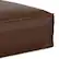Alt View 13. Simpli Home - Brody Large Square Coffee Table Pouf - Distressed Dark Brown.