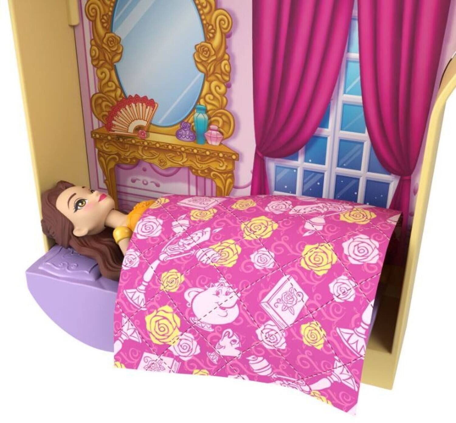 Alt View 4. Mattel - Mattel - Disney Princess Belle's Magical Surprises Playset   - Collectibles - Multicolor.