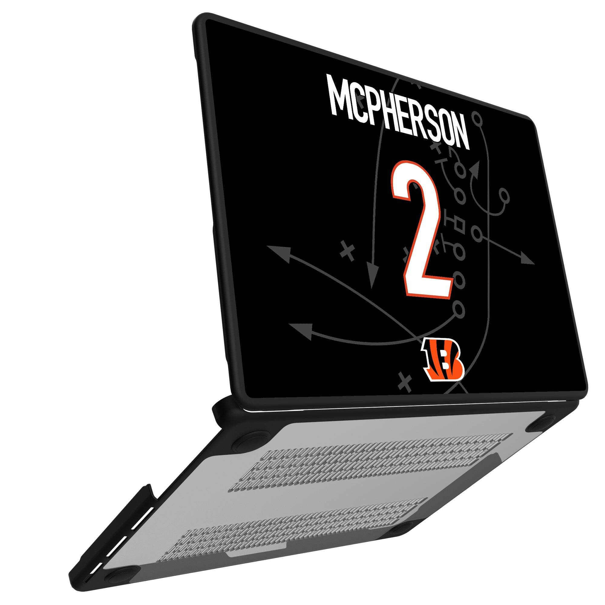 Alt View 1. Keyscaper - Evan McPherson Cincinnati Bengals MacBook Case - Pro 16 in - Multicolor.
