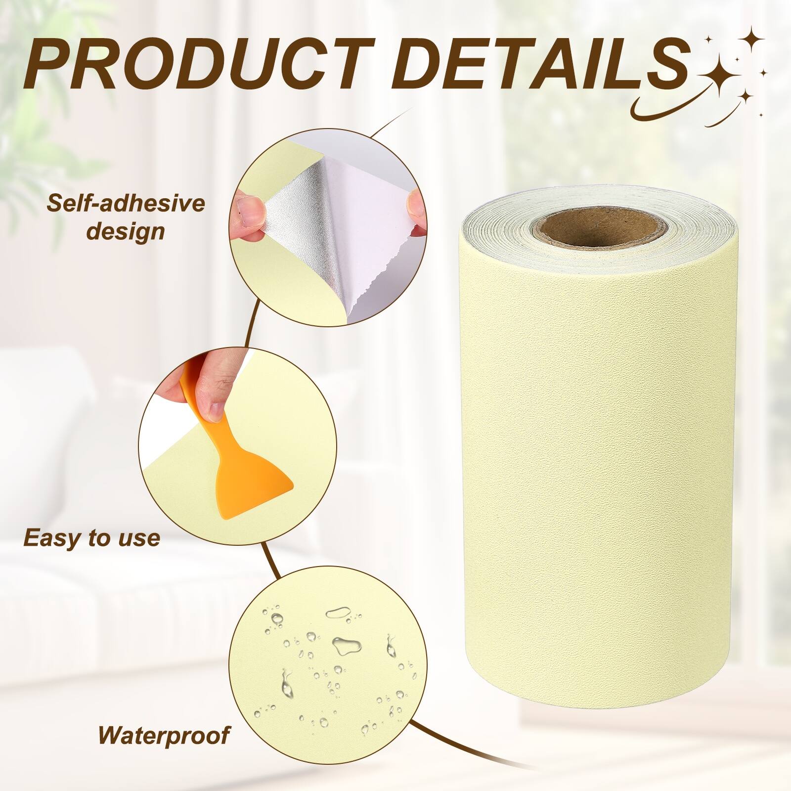 PRODUCT DETAILS

- Self-adhesive design
- Easy to use
- Waterproof