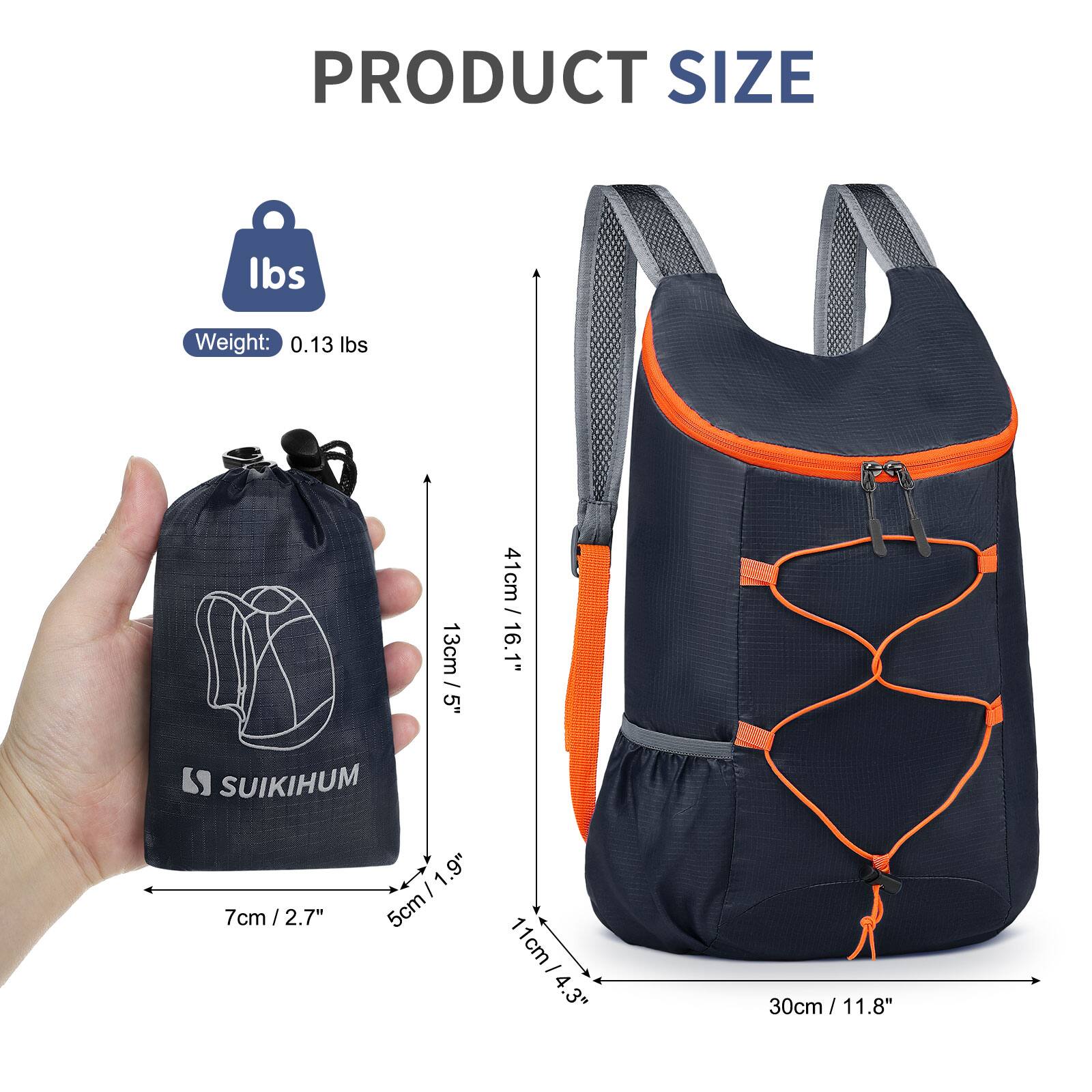 PRODUCT SIZE  
Weight: 0.13 lbs  

- 13cm / 5"  
- 41cm / 16.1"  
- 5cm / 1.9"  
- 7cm / 2.7"  
- 11cm / 4.3"  
- 30cm / 11.8"