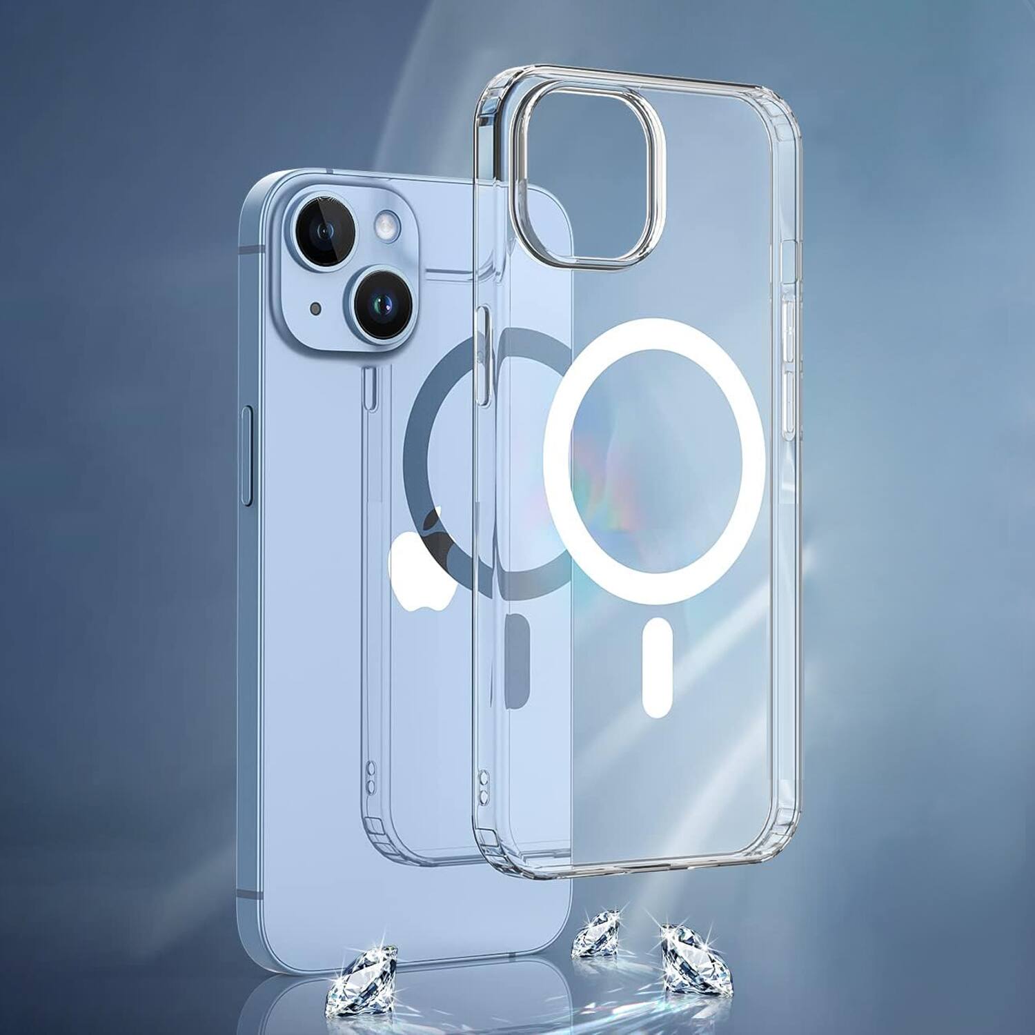 Alt View 4. SaharaCase - Venture Series Case Compatible with Magsafe Case for iPhone 15 - Clear - Clear.