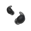 Front. Sony - LinkBuds Fit True Wireless Noise Canceling Earbuds - Black.