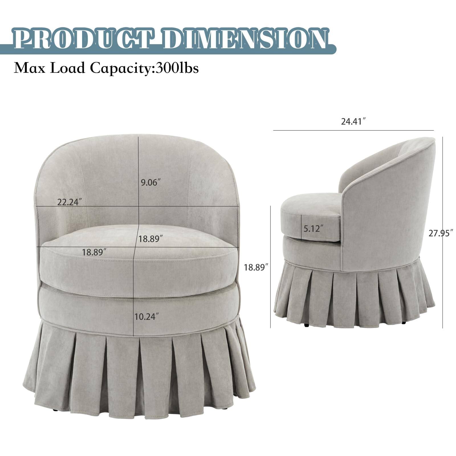 PRODUCT DIMENSION  
Max Load Capacity: 300lbs  

24.41"  
9.06"  
22.24"  
18.89"  
18.89"  
10.24"  
5.12"  
27.95"