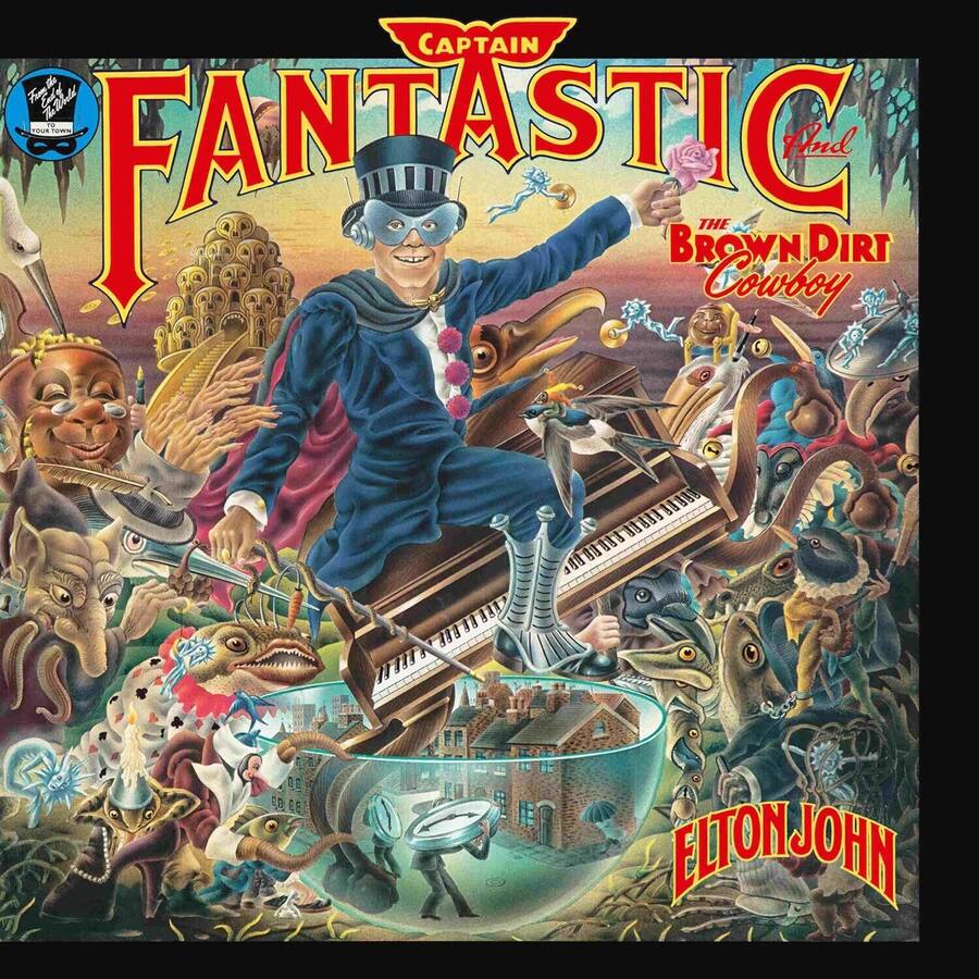 Captiln Fall Elton John Captain Fantastic And The Brown Dirt Cowboy COMPACT DISCS ...