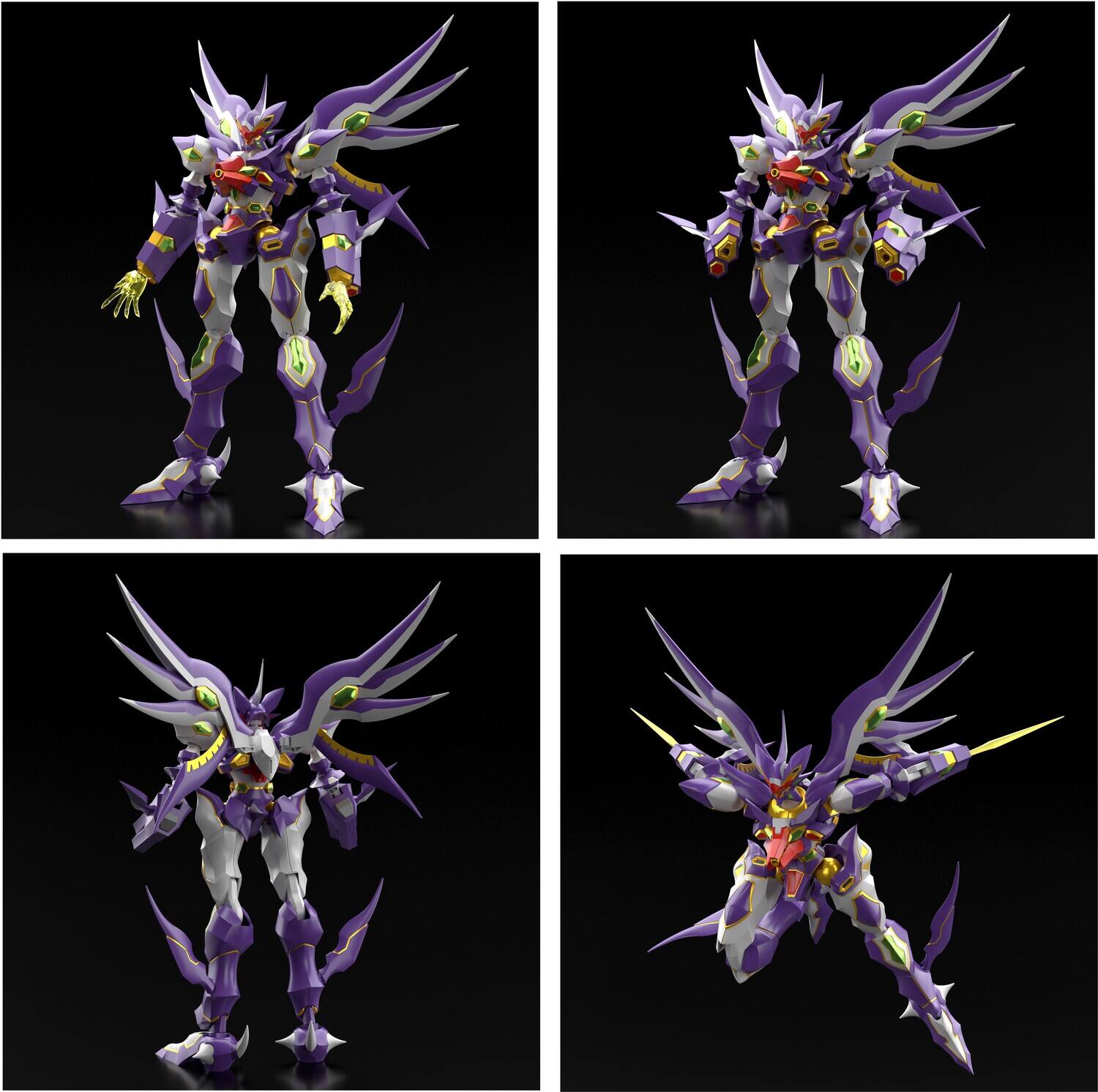 Alt View 1. Bandai - Shokugan - Super Robot Wars: OG - SMP - R-GUN Rivale & Wildschwein Model Kit   - Collectibles - Multicolor.