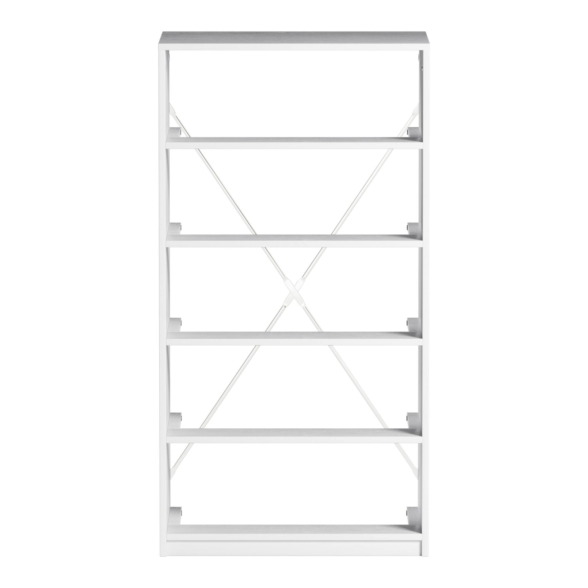 Alt View 8. GOODSILO - Modern 5-Drawer Fabric Dresser with Wooden Top for Bedroom, Living Room, or Office Storage - White.