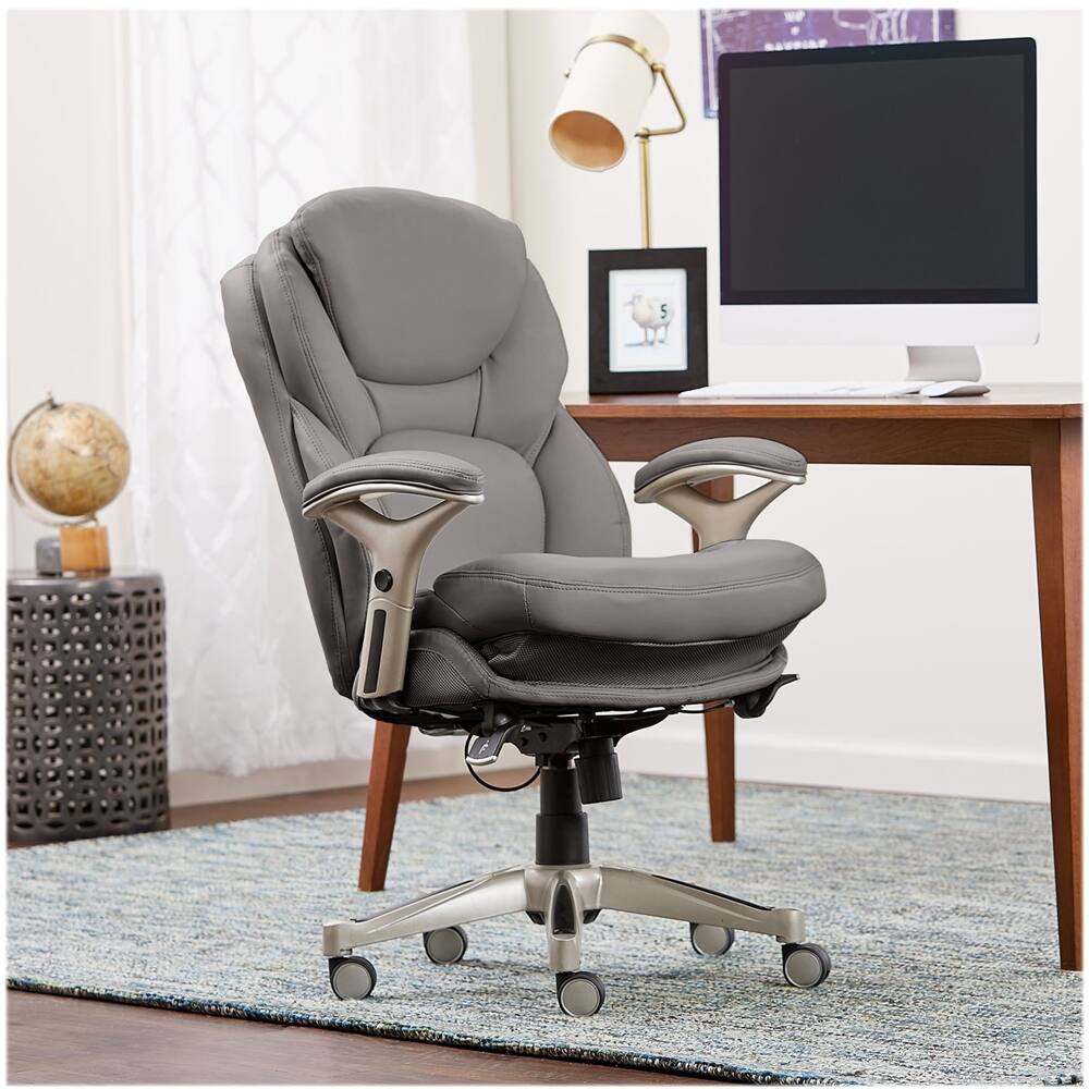 Alt View 16. Serta - Claremont Ergonomic Executive Office Chair with Back in Motion Technology - Gray.