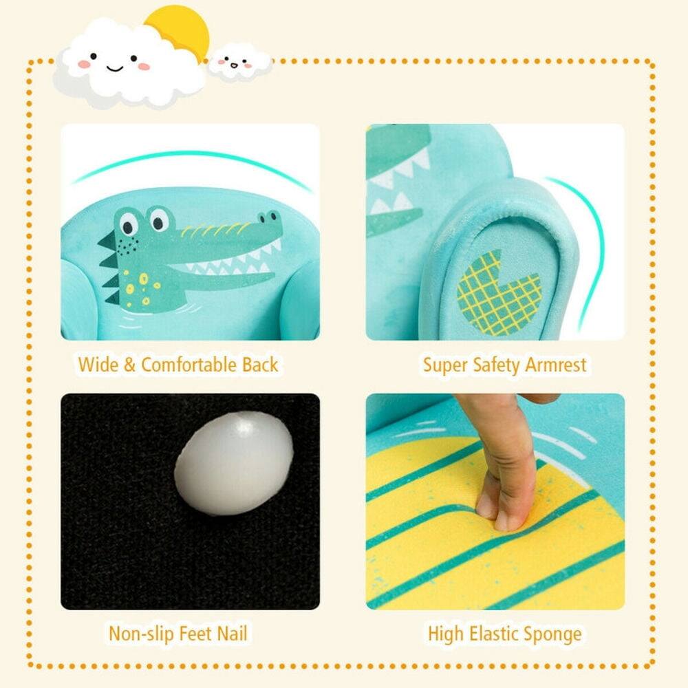 - Wide & Comfortable Back
- Super Safety Armrest
- Non-slip Feet Nail
- High Elastic Sponge