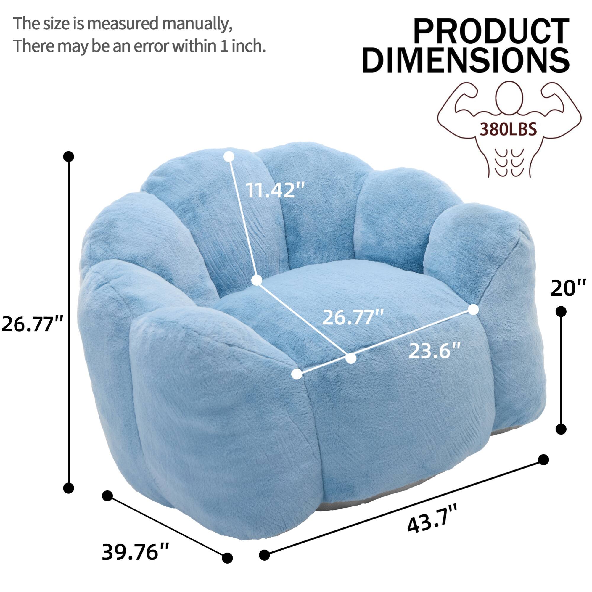 The size is measured manually, there may be an error within 1 inch.  
PRODUCT DIMENSIONS  
380LBS  
11.42"  
26.77"  
26.77"  
23.6"  
20"  
39.76"  
43.7"