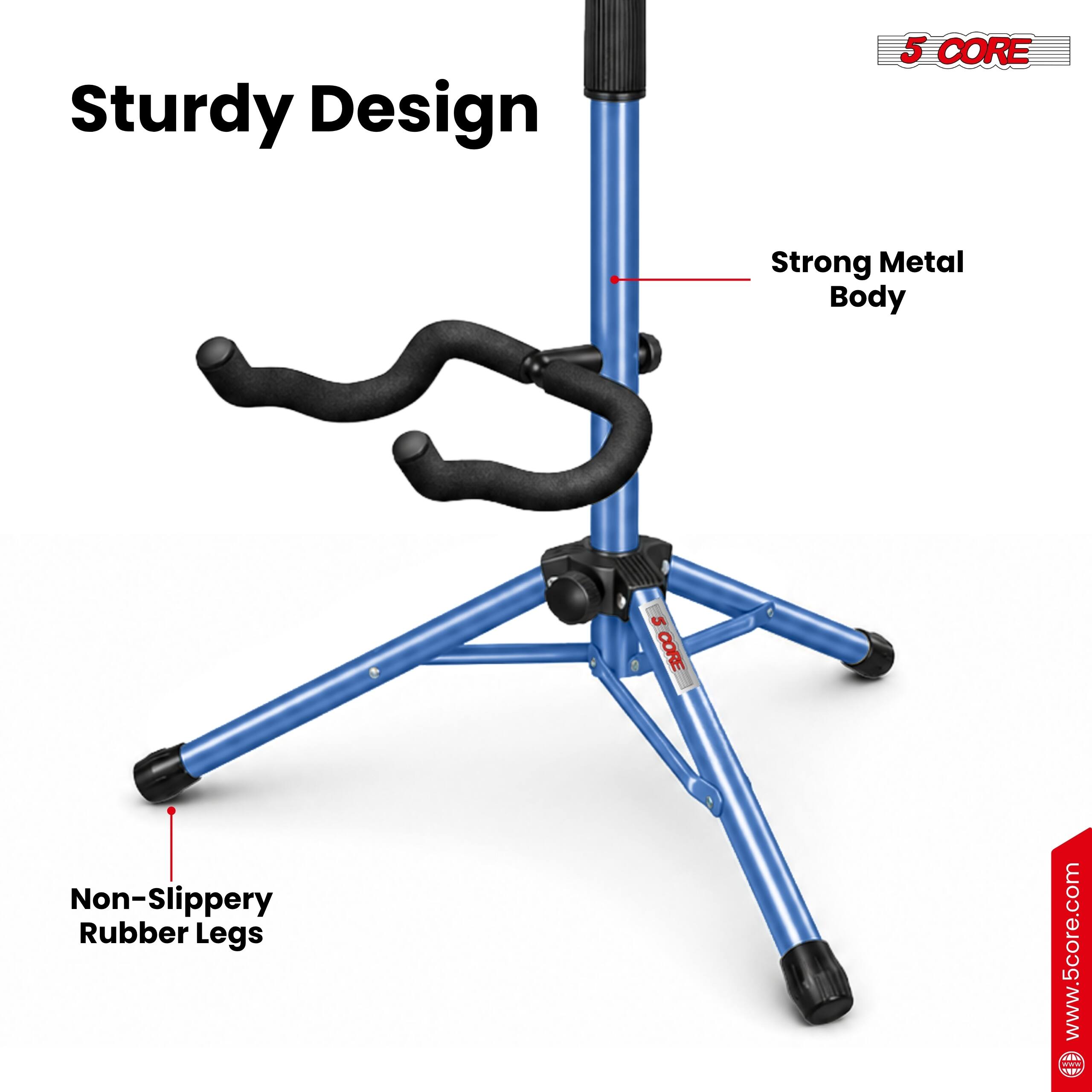 Sturdy Design  
5 CORE  
Strong Metal Body  
Non-Slippery Rubber Legs  
www.5core.com