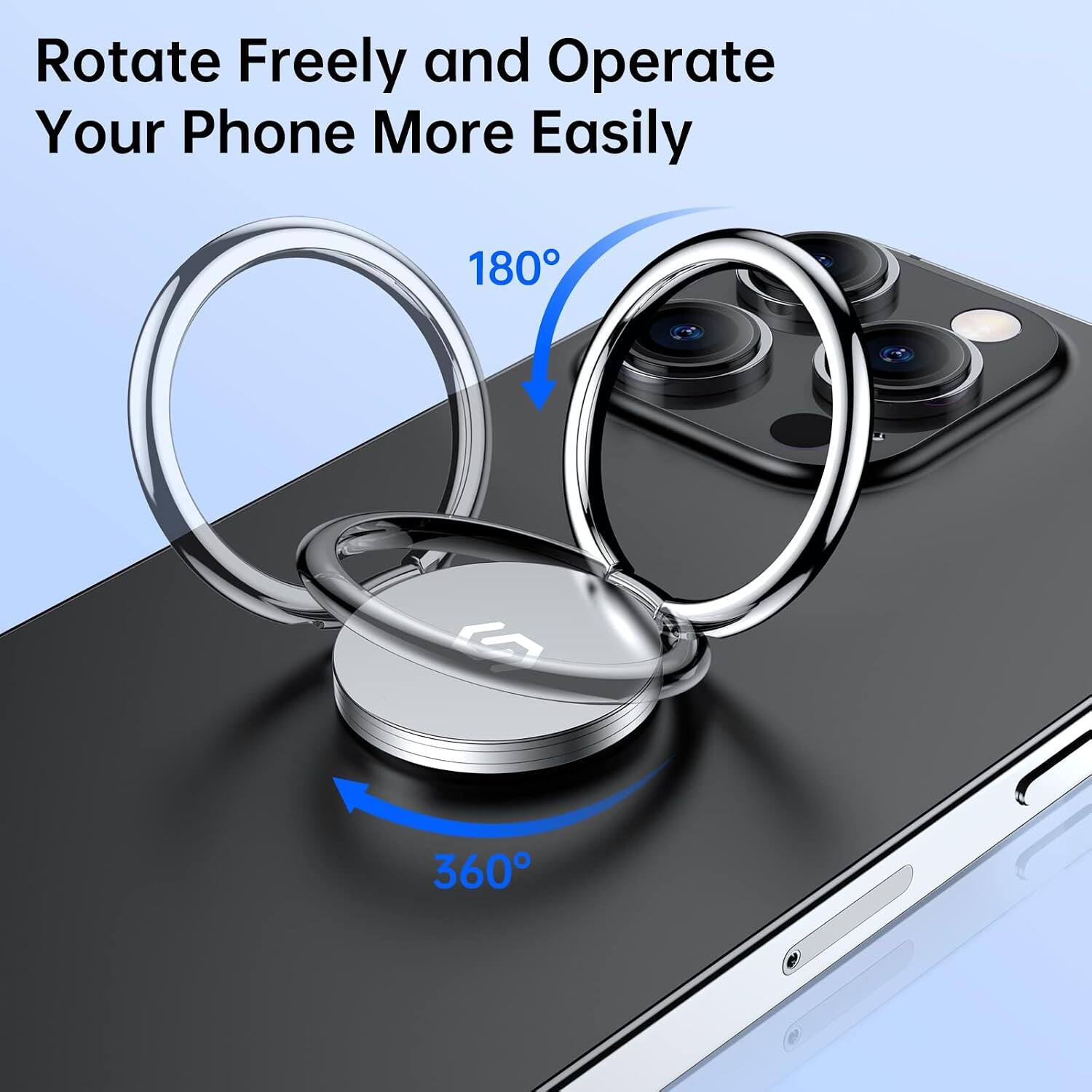 Rotate Freely and Operate Your Phone More Easily

180°

360°