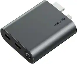 RayNeo - HDMI 2.0 to Type-C and Charging Adapter for AR Glasses - Black