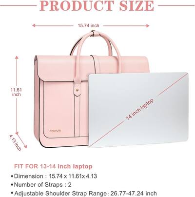 MOSISO Laptop Bag for Women, 13-14 inch, 15-15.6 inch PU Leather Laptop Shoulder Bag Convertible Backpack, 16 inch,PU Leather Laptop Shoulder Bag MOSISO Laptop Bag for Women, 13-14 inch, 15-15.6 inch PU Leather Laptop Shoulder Bag Convertible Backpack, 16 inch,PU Leather Laptop Shoulder Bag