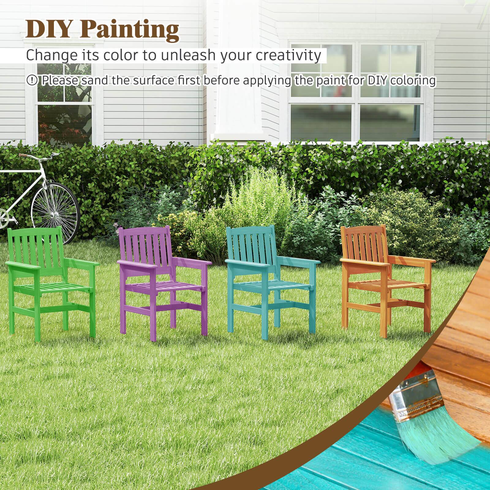 DIY Painting

Change its color to unleash your creativity

O Please sand the surface first before applying the paint for DIY coloring