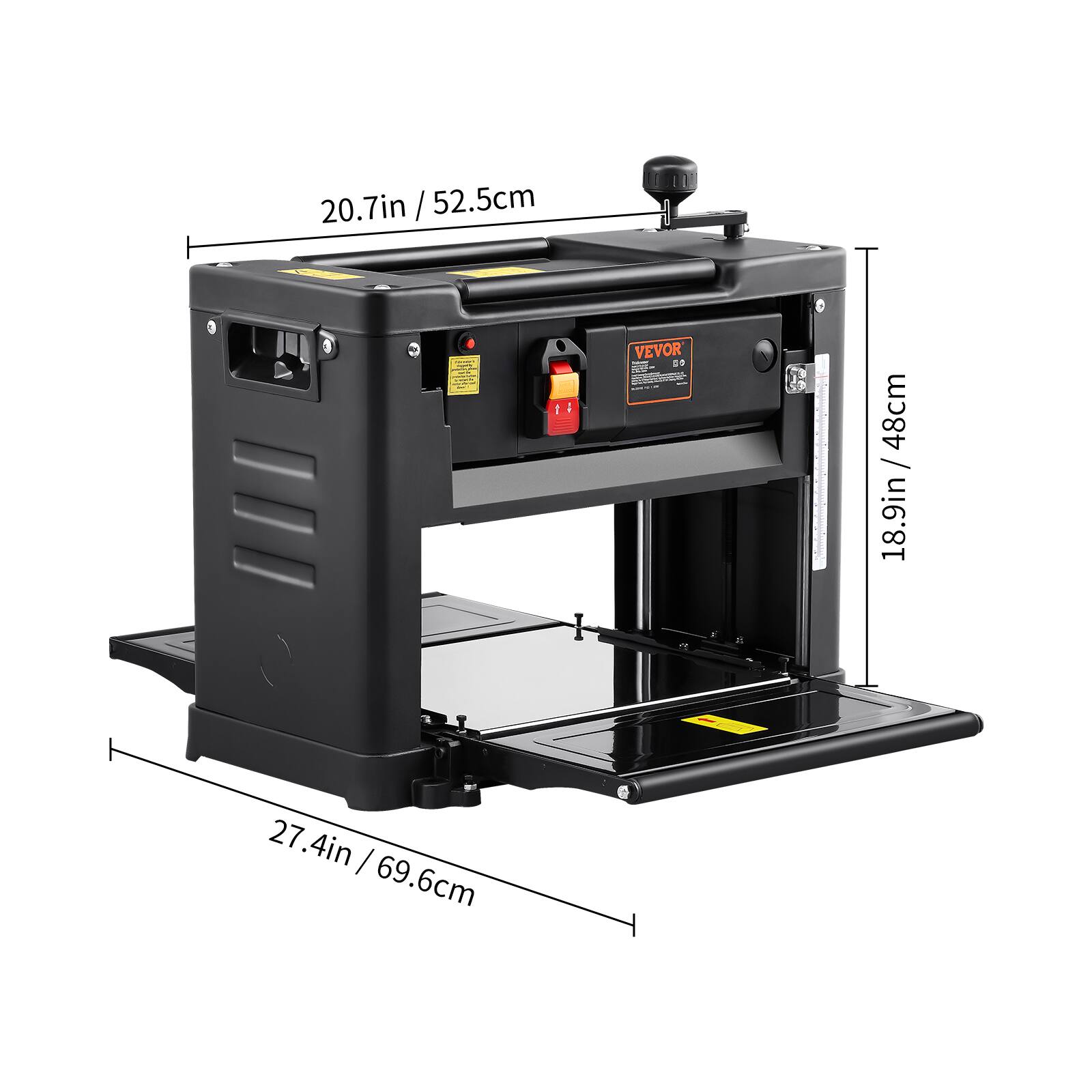 20.7in / 52.5cm  
27.4in / 69.6cm  
18.9in / 48cm