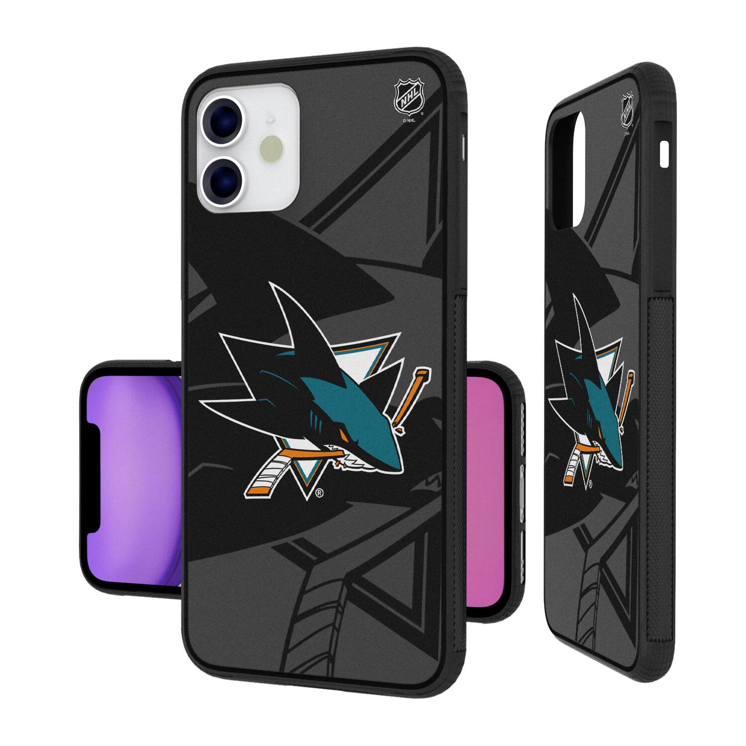 Front. Keyscaper - San Jose Sharks iPhone Bump Ice Case - 13 Pro - Multicolor.