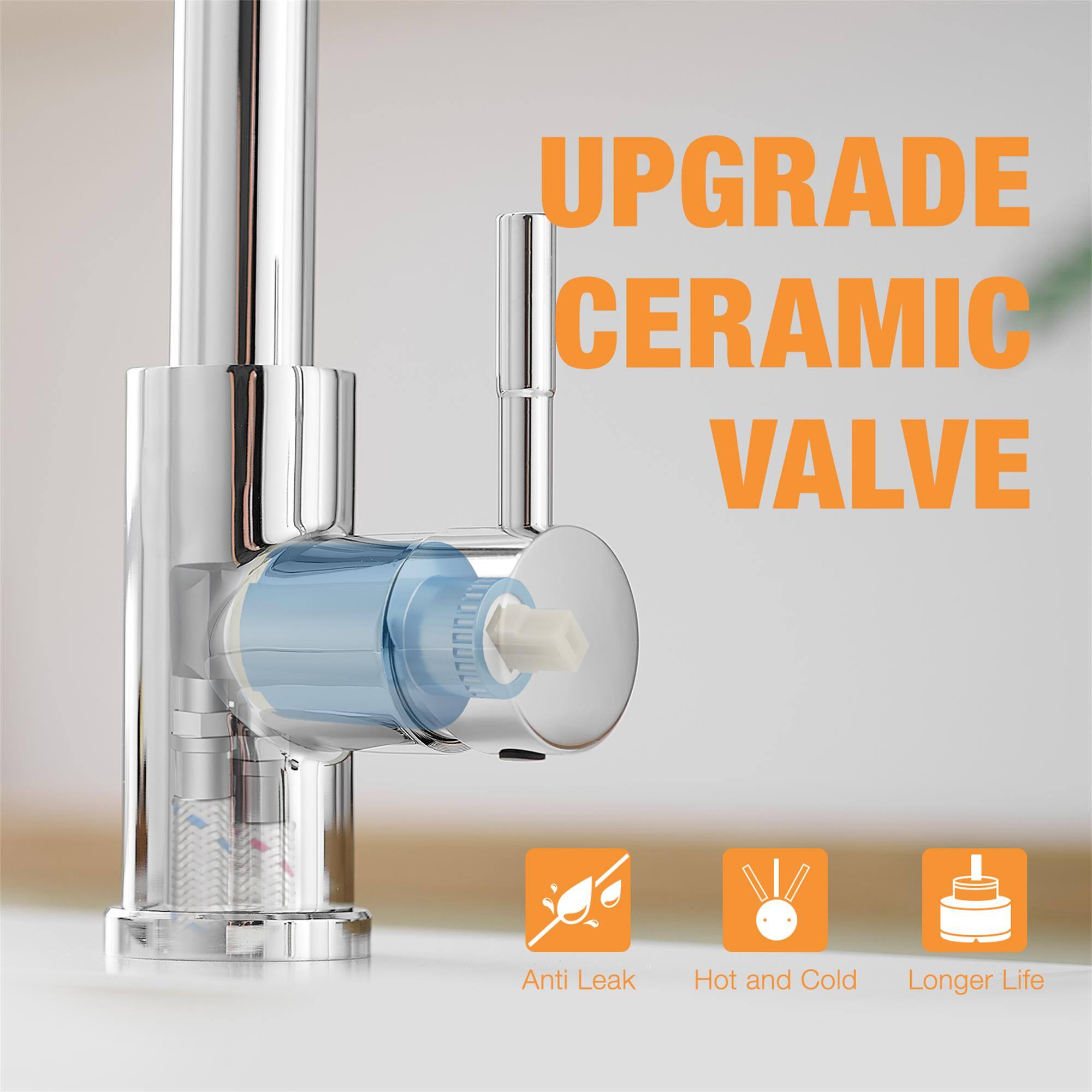 UPGRADE CERAMIC VALVE

Anti Leak
Hot and Cold
Longer Life