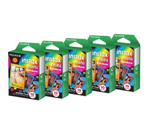 FUJ.FILM instax mini Rainbow Best friends INSTANT FILM 10