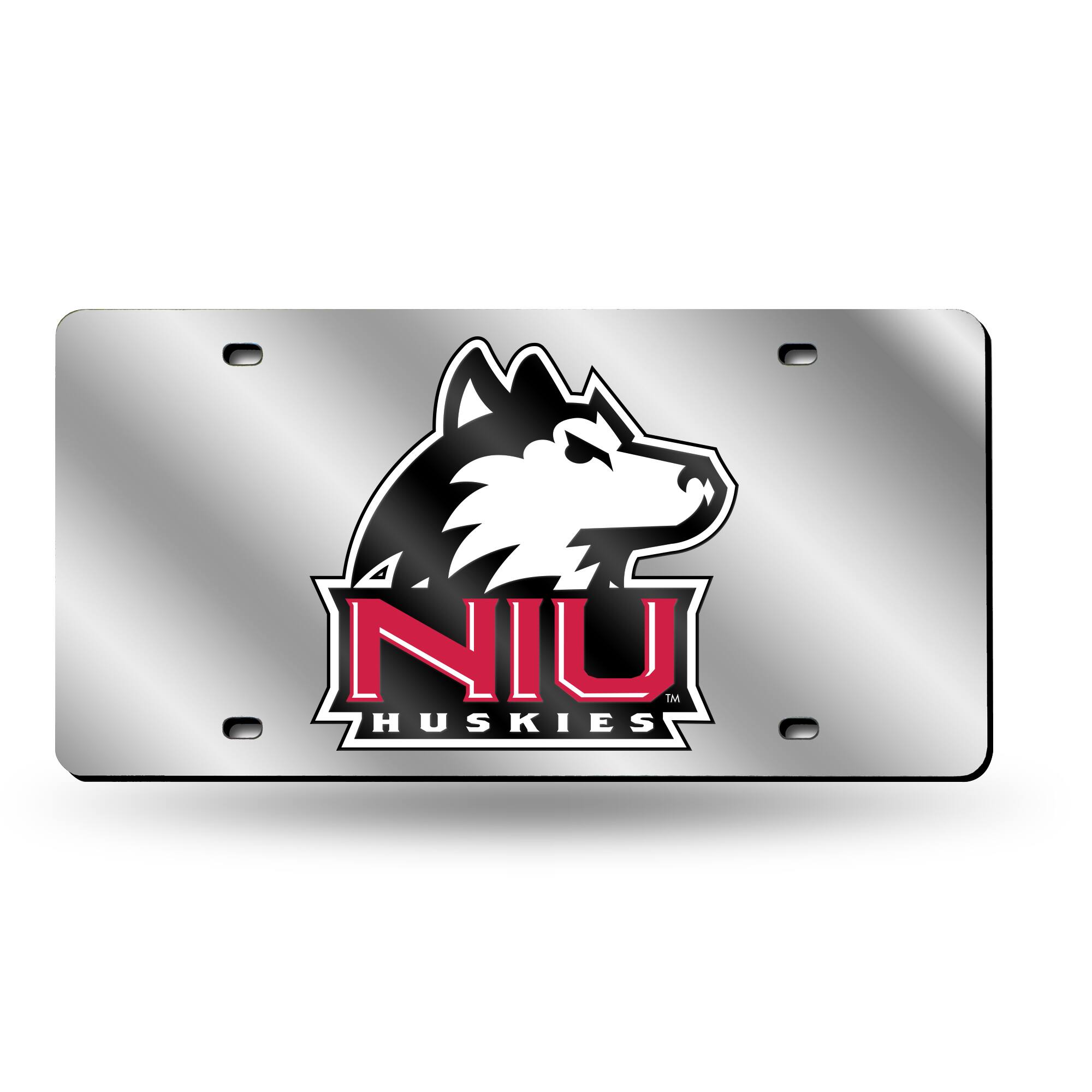 Northern Illinois Huskies Acrylic License Plate Laser Tag