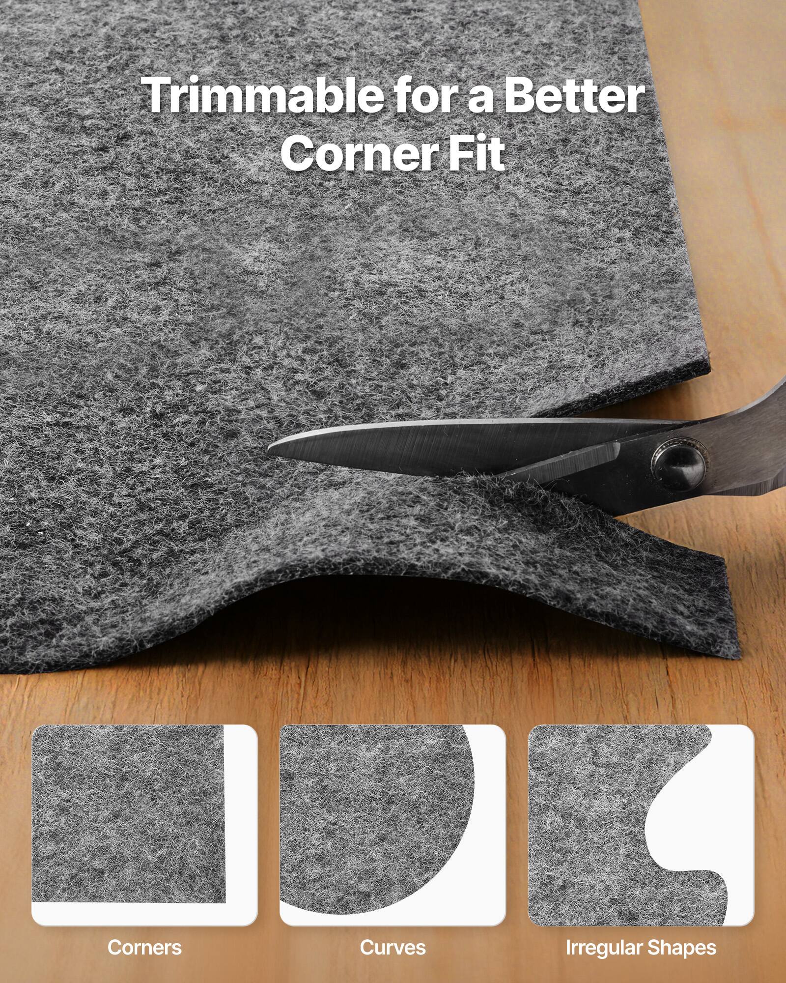 Trimmable for a Better Corner Fit

Corners  
Curves  
Irregular Shapes