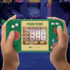 - CASINO POCKET
- SLOTS
- BET 00000
- CREDIT 00500
- WINS 00000
- BET ONE
- BET TWO
- BET MAX
- SPIN
- MY ARCADE