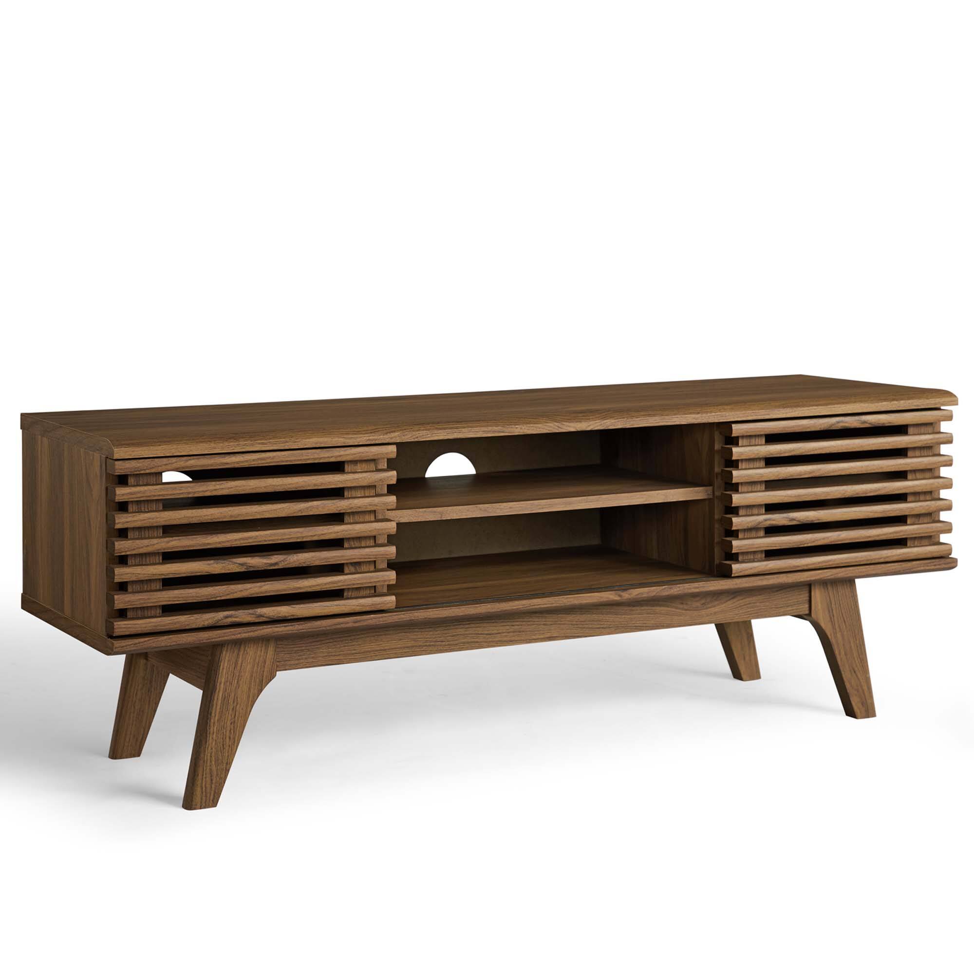 Render 46" Media Console TV Stand by Modway - Walnut