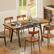 Angle. Bestier - 70inch Rectangular Dining Table with Basket Storage Wooden Kitchen Table with Sturdy Metal Legs - Brown.