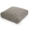 Jaxx - Brio Large Décor Floor Pillow/Meditation Yoga Cushion, Shearling Faux Lamb - Smoke