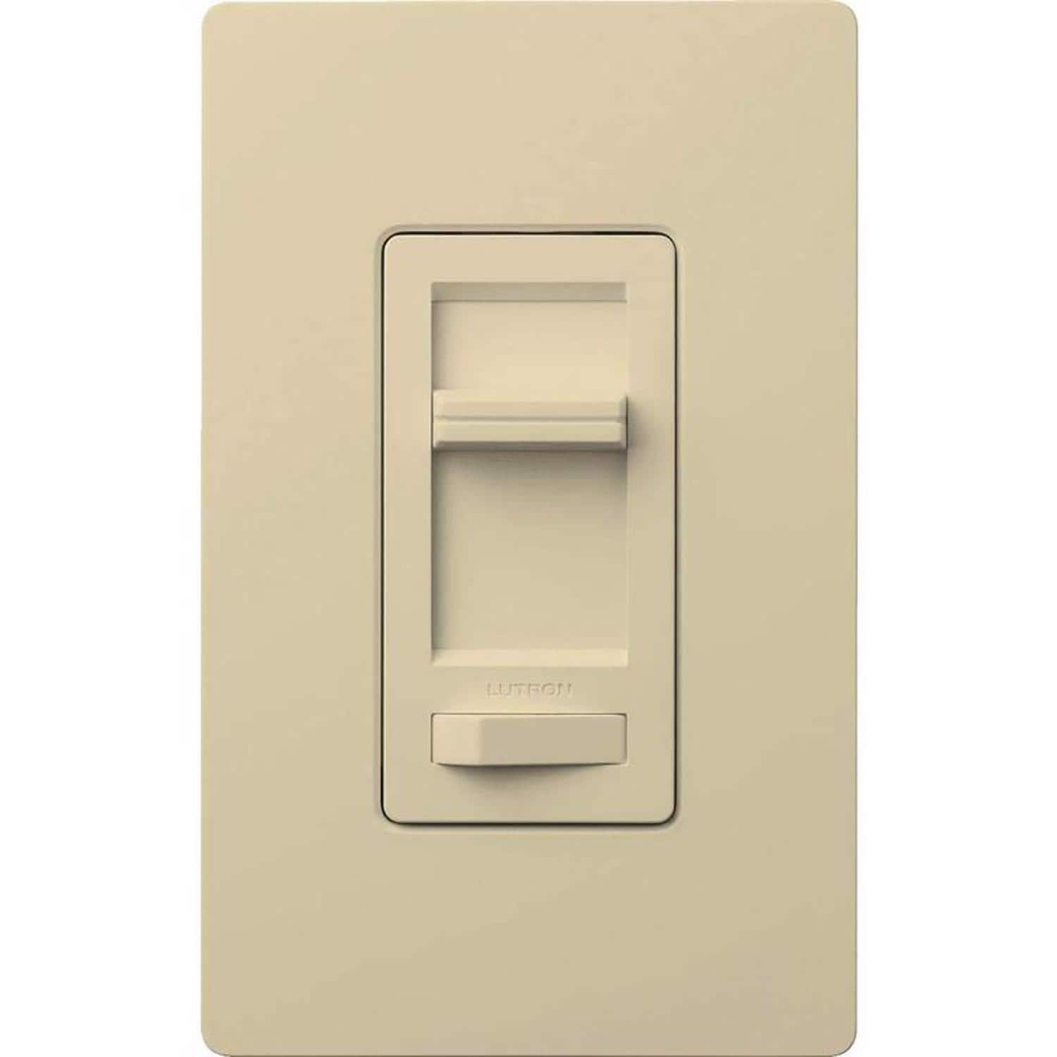 Lutron - Lumea 150 W 3 Way Dimmer Switch 1 pk - Ivory