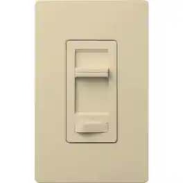 Lutron - Lumea 150 W 3 Way Dimmer Switch 1 pk - Ivory