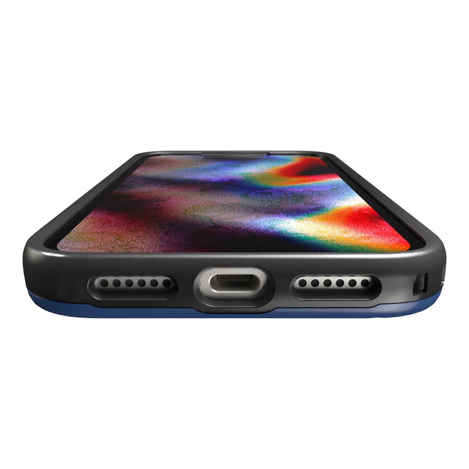 Alt View 2. Cellhelmet - Fortitude Series MagSafe Compatible Case for iPhone 17 Pro Max - Bermuda Blue.