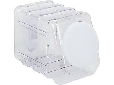 Alt View 2. Pacon - Pacon Interlocking 6.75"H x 5.5"W x 9.5"D Plastic Storage Container, Clear, Each (0027660) - Clear.