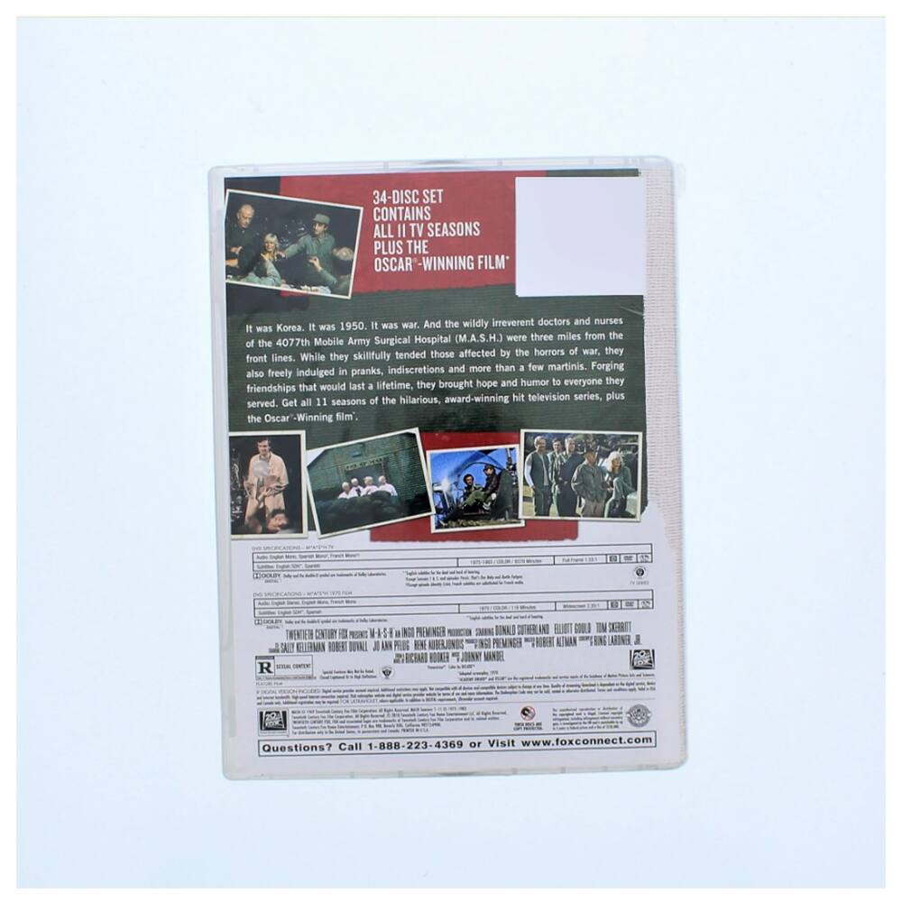 Angle. Mash: The Complete Series (DVD), Seasons 1-11.