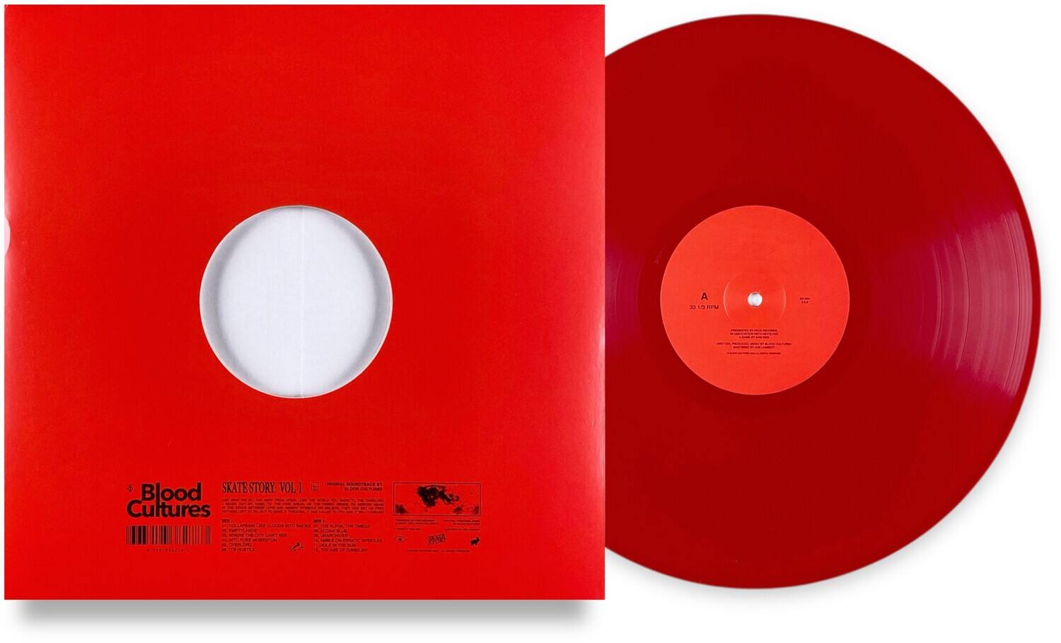Blood Cultures - Skate Story Vol. 1 - Red   - VINYL LP