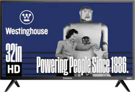 Westinghouse - 32" Smart ROKU TV, HD Flat Screen with Wi-Fi, Bluetooth, Mobile App, AirPlay, Alexa & Google