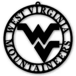 Fan Creations - West Virginia Mountaineers 16'' Team Logo Cutout - Black